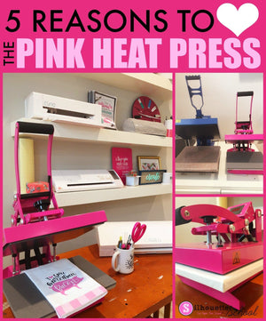 5 REASONS THE PINK HEAT PRESS MIGHT BE PERFECT FOR CRAFTERS!