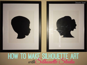 Creating a Silhouette with your Silhouette Cameo