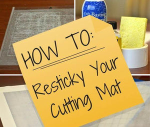 HOW TO CLEAN AND RESTICK A SILHOUETTE CUTTING MAT
