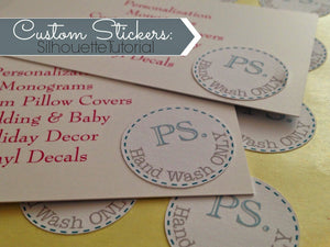 SILHOUETTE CAMEO STICKER TUTORIAL FOR BEGINNERS