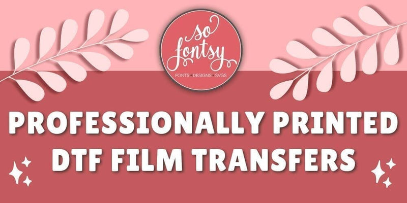 SoFontsy Professionally Printed DTF Shirt Transfers - Swing Design
