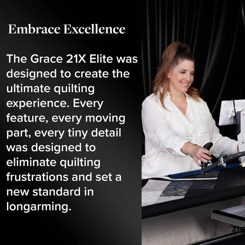Grace 21X Elite Longarm Quilting Machine