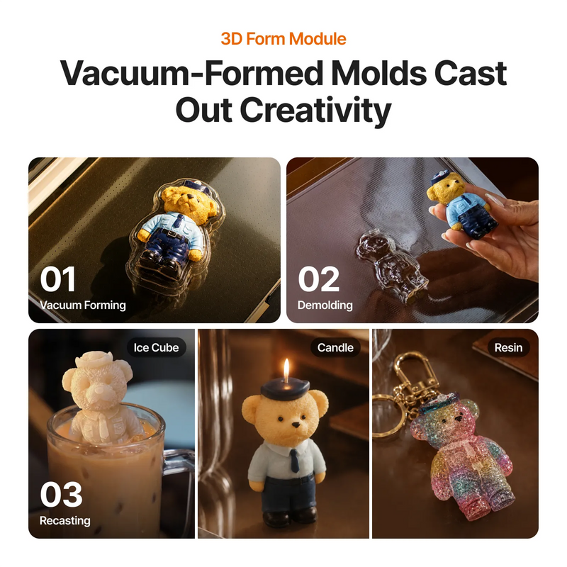 xTool WonderPress 3D Form Module