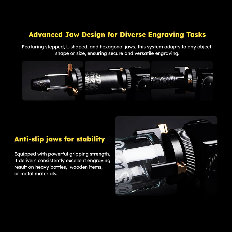 FLUX Beamo II 4-in-1 Rotary Attachment with Extension Riser Base