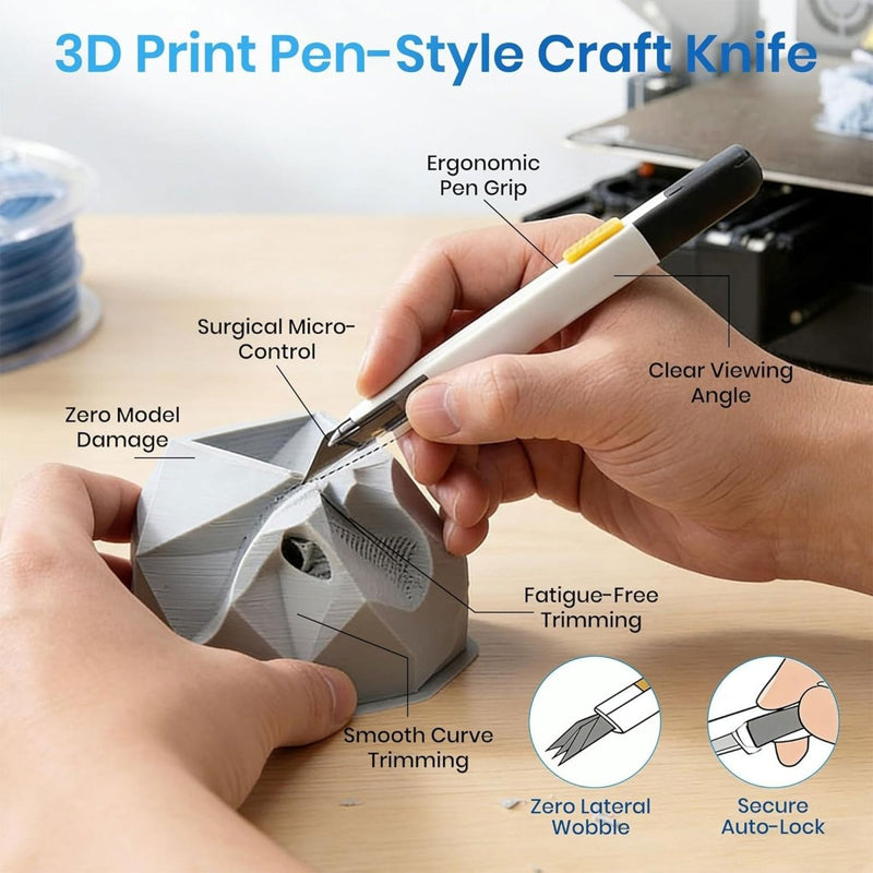141 Piece 3D Printer Tool Kit & Accessory Kit with Cordless Rotary Sander - Swing Design13