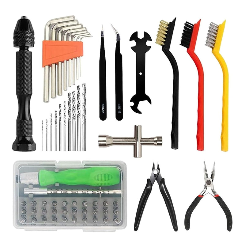 154 Piece 3D Printer Tool Kit & 3D Printer Cleaning Kit - Swing Design
