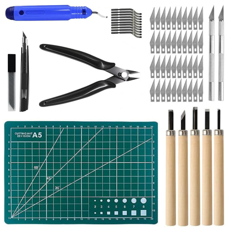 201 Piece 3D Printer Tool Kit, Finishing Kit & Cleaning Kit with Storage Case