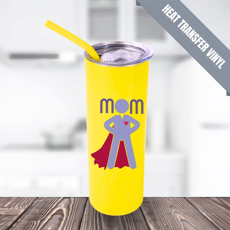 ProSub 20oz Epoxy & Engravable Coated Stainless Steel Skinny Tumbler - Yellow - Swing Design