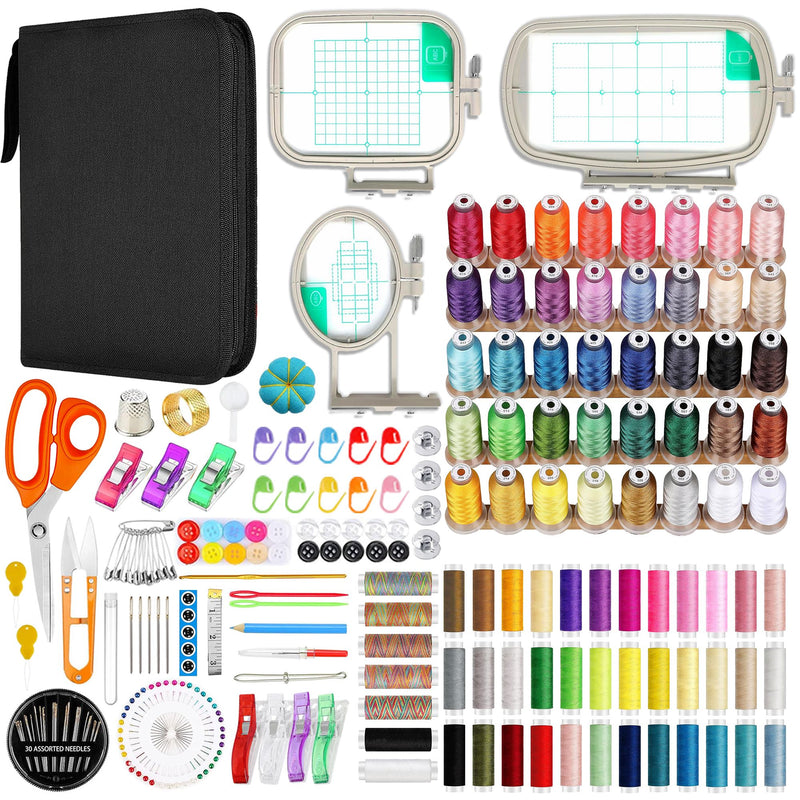 3pc Embroidery Hoop Set & Accessories for Brother SE700, PE545 & Other Models Sewing Accessories Brother