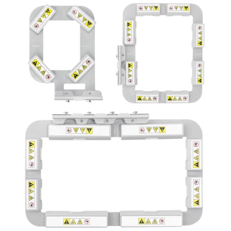 3pc Magnetic Embroidery Hoop Set for Brother SE700, PE545 and Other Models - Swing Design