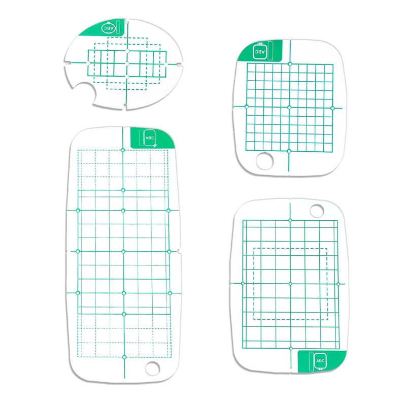 4pc Embroidery Hoop Set & Thread for Brother SE2000, PE900 & Other Models - Swing Design