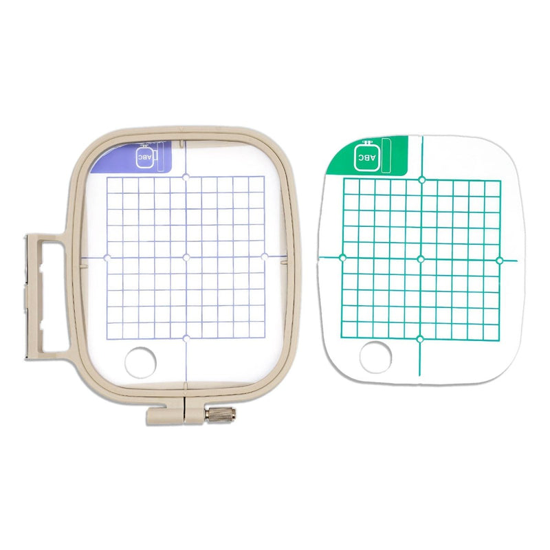 4pc Embroidery Hoop Set & Thread for Brother SE2000, PE900 & Other Models - Swing Design