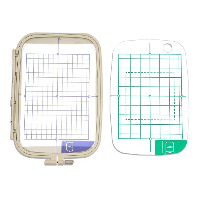 4pc Embroidery Hoop Set & Thread for Brother SE2000, PE900 & Other Models - Swing Design