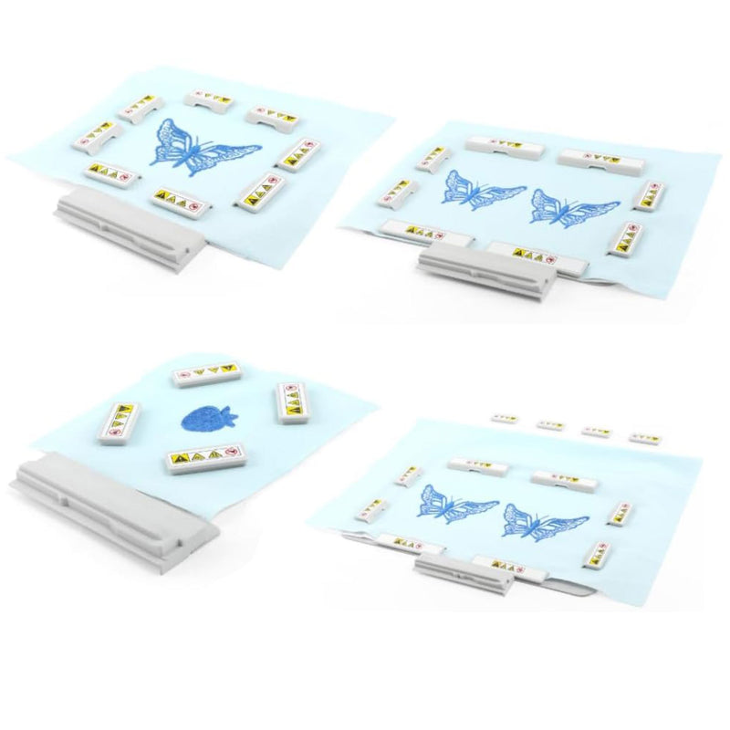 4pc Magnetic Embroidery Hoop Set for Brother NQ1700E and Other Models Sewing Accessories Brother