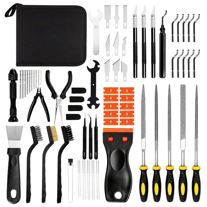 68 Piece 3D Printer Tool Kit & Cleaning Kit with Storage Case - Swing Design3