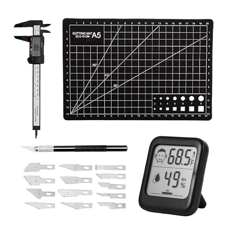 76 Piece Premium 3D Printer Tool, Finishing & Cleaning Kit with Storage Case - Swing Design