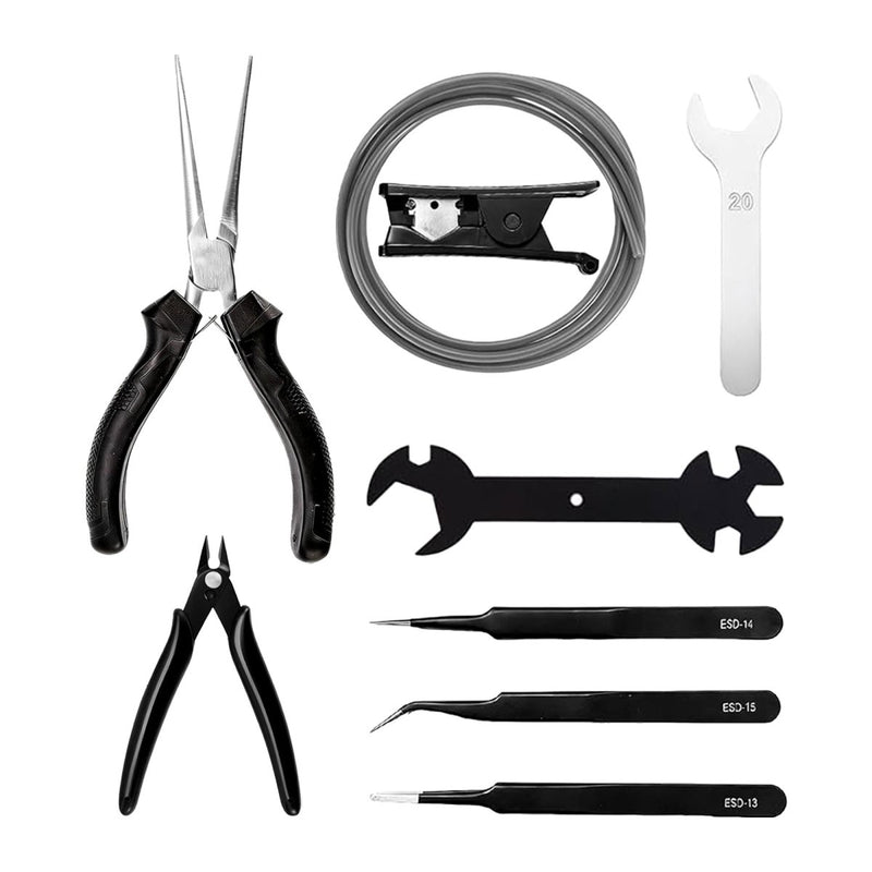 76 Piece Premium 3D Printer Tool, Finishing & Cleaning Kit with Storage Case - Swing Design