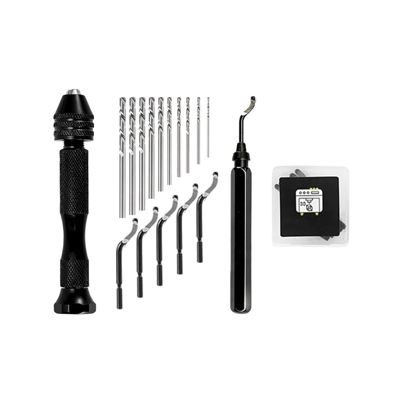 76 Piece Premium 3D Printer Tool, Finishing & Cleaning Kit with Storage Case - Swing Design