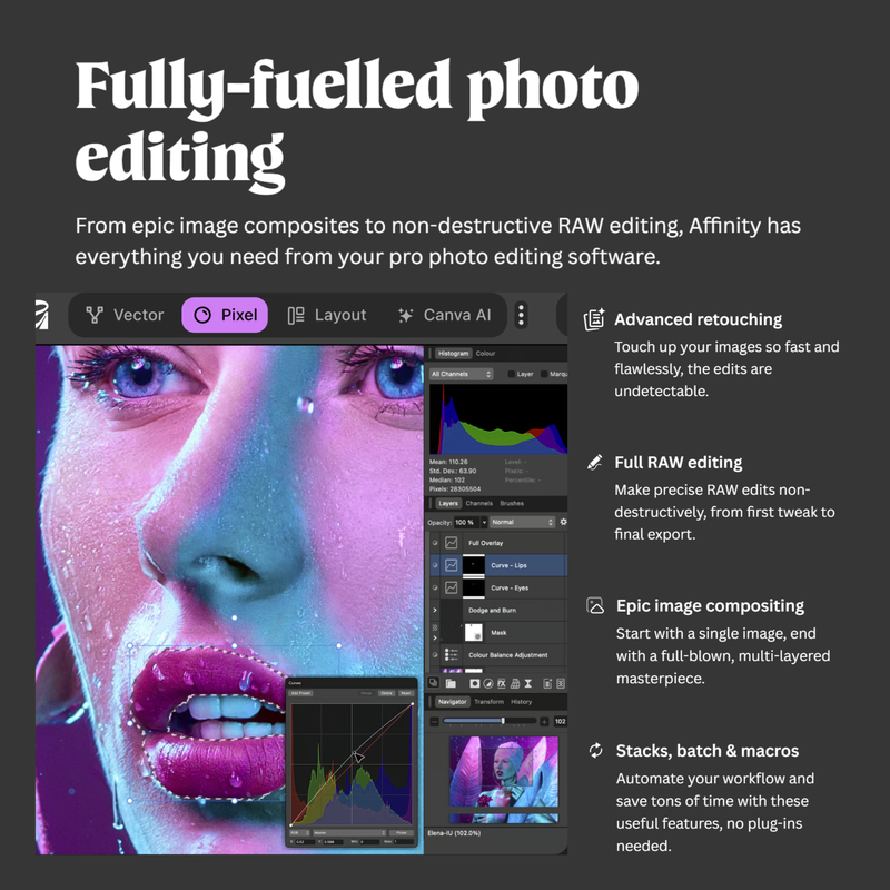 Affinity Professional Graphic Design Software By Canva