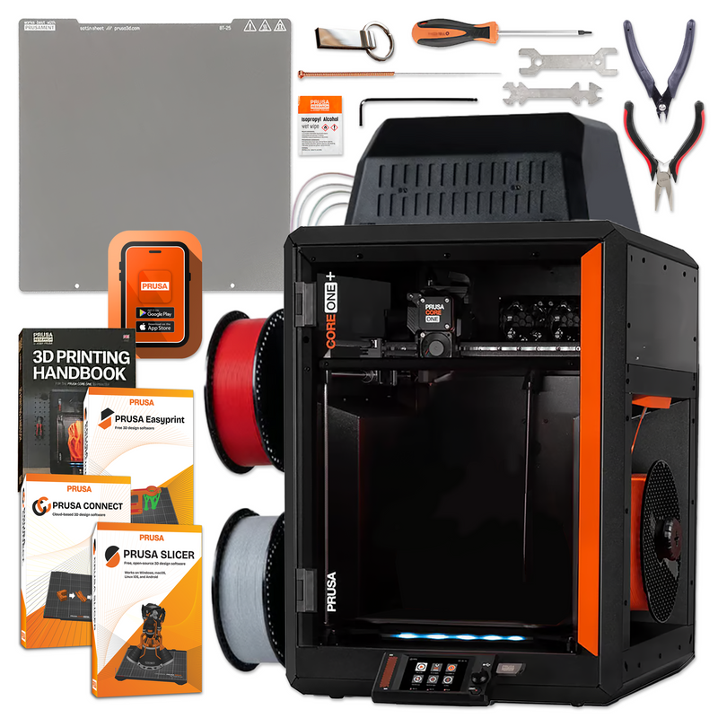 Prusa CORE One+ (Gen 2) 3D Printer with INDX 4-Toolhead Changer