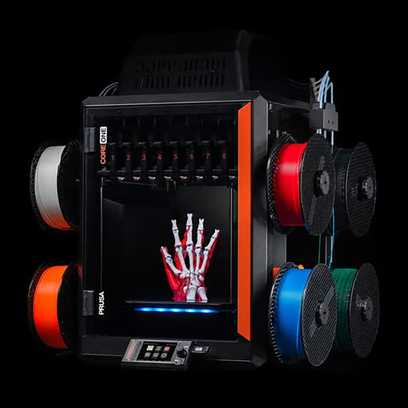 Prusa CORE One L+ 8-Toolhead Enclosed 3D Printer