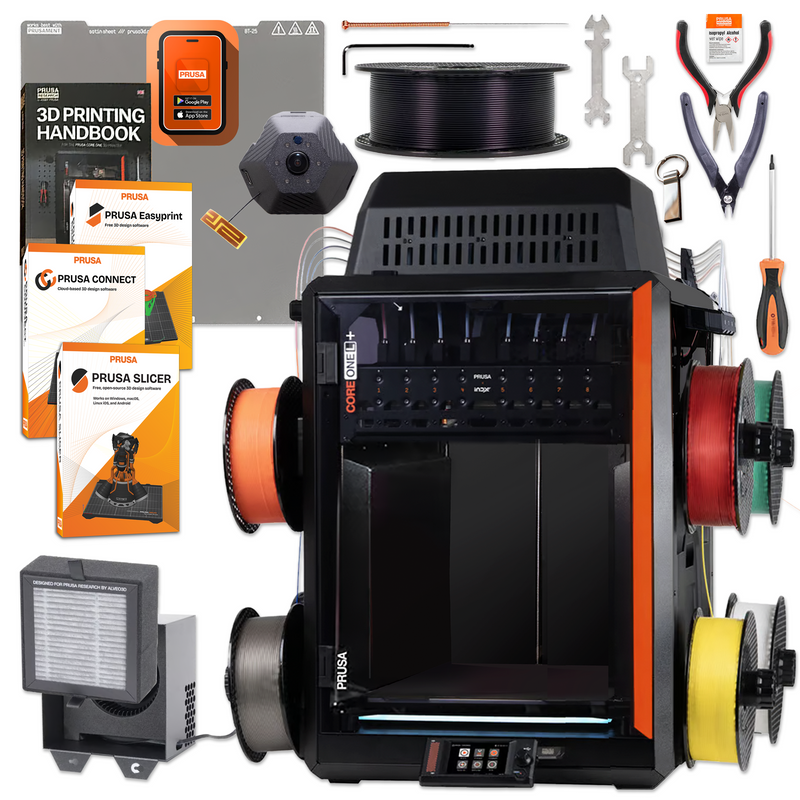 Prusa CORE One L+ 8-Toolhead Enclosed 3D Printer