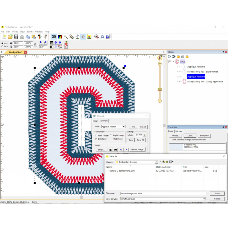 Embrilliance Essentials Embroidery Digitizing Software