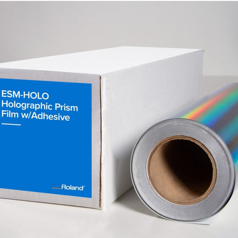Roland Holographic Prism Adhesive Vinyl Film - 30" x 75 FT - Swing Design