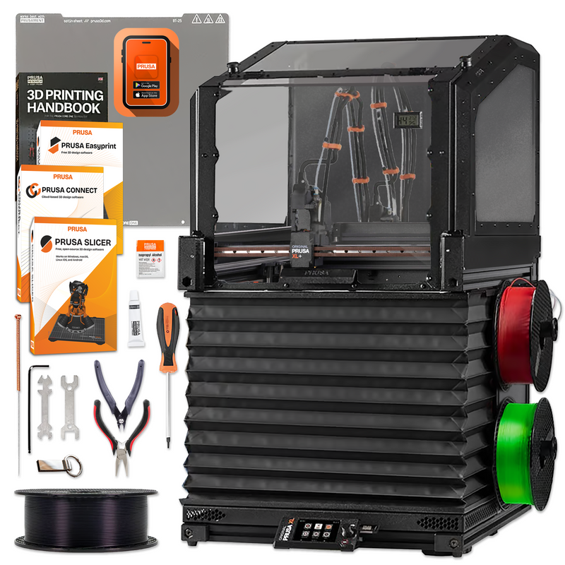 Prusa XL+ Dual-Tool Head 3D Printer with Optional Enclosure