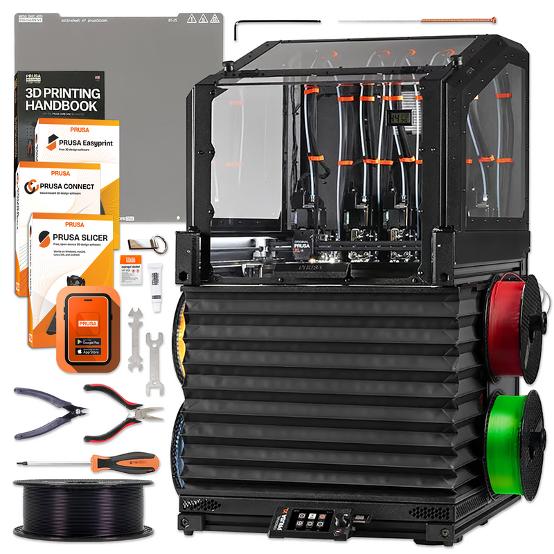 Prusa XL+ Five-Tool Head 3D Printer with Optional Enclosure