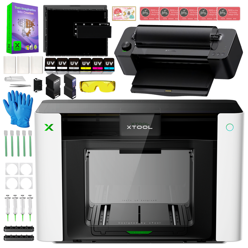 xTool O1 Omni Single Head UV Printer with Roll & Sheet Laminator