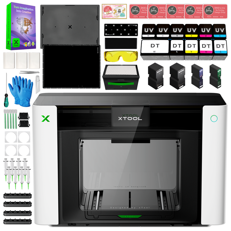 xTool O1 Omni UV + DT Fabric Printer | 4-in-1 UV & Apparel Printer