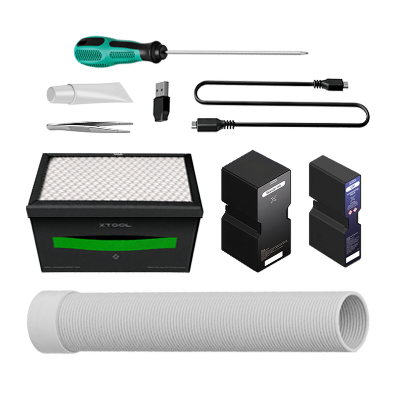 xTool O1 Omni Single Head UV Printer Bundle with Rotary Attachment