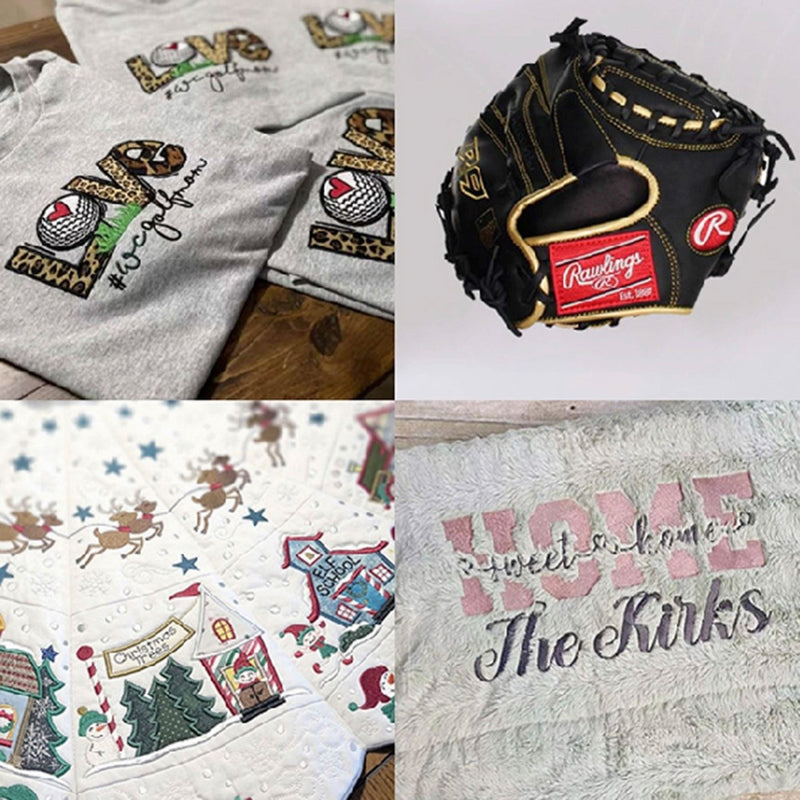 BAi MIRROR 15 Needle Embroidery Machine Bundle with Hotronix Cap Press & Hoops - Swing Design29