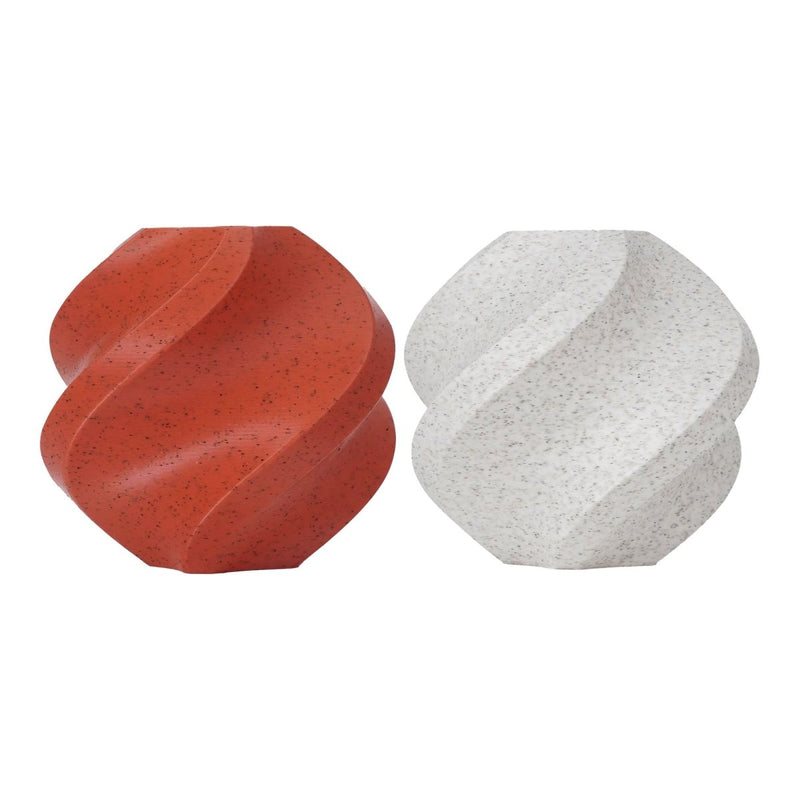 Bambu Lab 1.75mm PLA Marble Filament With With Reusable SpoolRed Granite (13201) - Swing Design