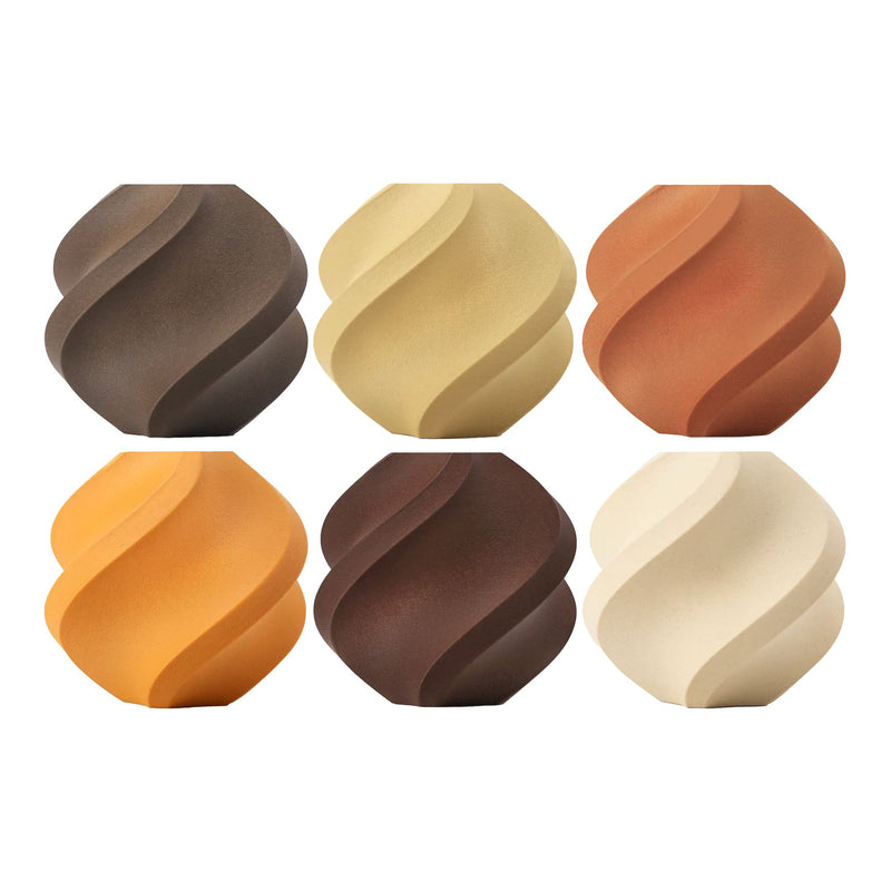 Bambu Lab 1.75mm PLA Wood Filament With Reusable Spool 3D Printer Bambu Lab