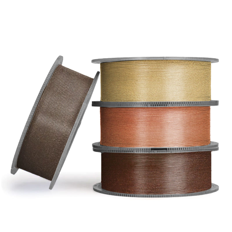 Bambu Lab 1.75mm PLA Wood Filament With Reusable Spool 3D Printer Bambu Lab