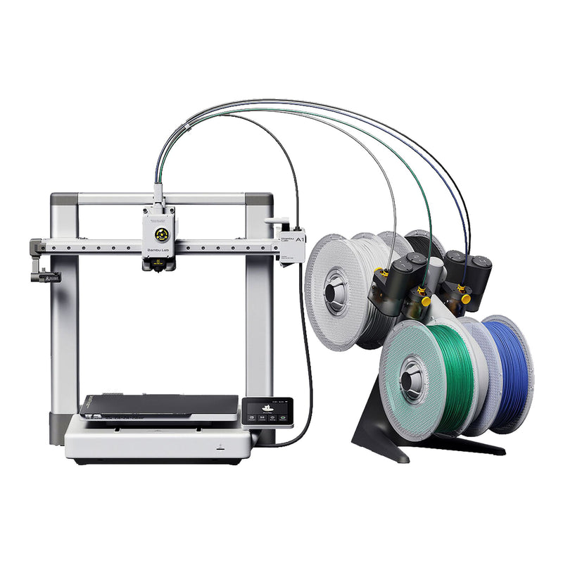 Bambu Lab A1 Combo 3D Printer with AMS Multi-Color Printing Bambu H2C 3D Printer Bundle Bambu Lab