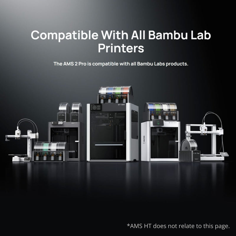 Bambu Lab Filament Automatic Material System (AMS) 2 PRO with Filament Dryer - Swing Design