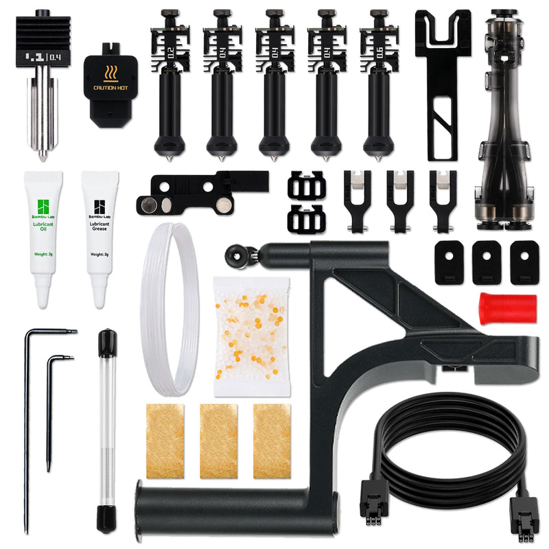 Bambu Lab H2C Dual Head Vortek 3D Printer with 7 Hotend Swap System & AMS 2 PRO 3D Printer Bundle Bambu Lab