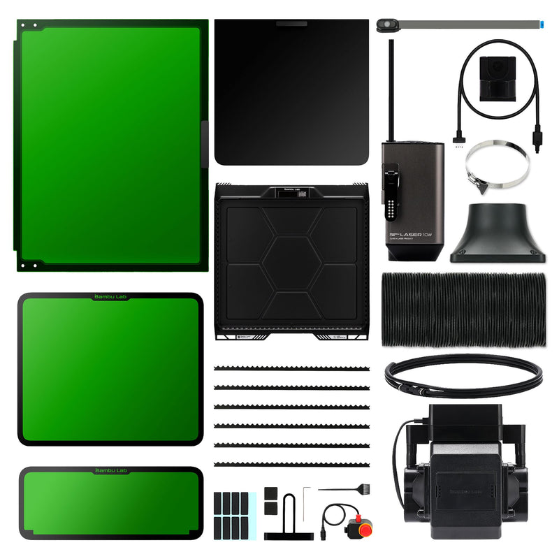 Bambu Lab H2D Laser Upgrade Kit - 10w 3D Printer Bundle Bambu Lab 10w Upgrade Kit