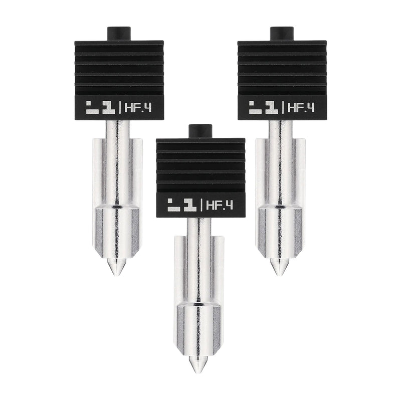 Bambu Lab High Flow 0.4mm Hardened Steel Nozzle Hotend for H2 & P2 Series 3D Printer Bambu Lab Set of 3 Nozzles