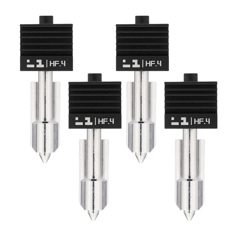 Bambu Lab High Flow 0.4mm Hardened Steel Nozzle Hotend for H2 & P2 Series 3D Printer Bambu Lab Set of 4 Nozzles