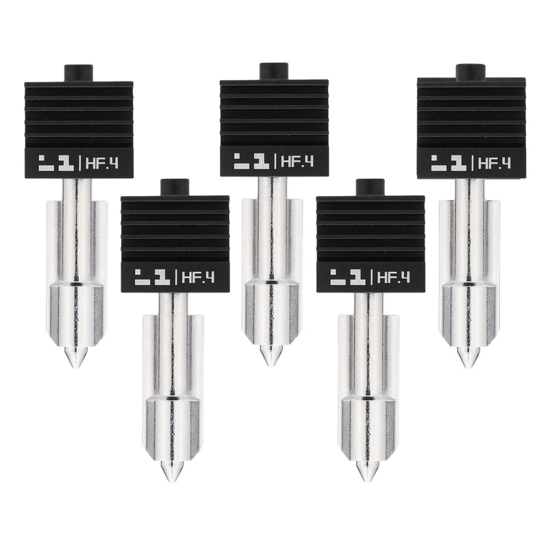 Bambu Lab High Flow 0.4mm Hardened Steel Nozzle Hotend for H2 & P2 Series 3D Printer Bambu Lab Set of 5 Nozzles