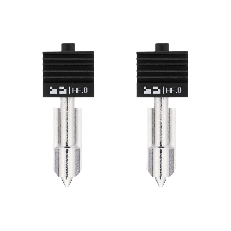 Bambu Lab High Flow 0.8mm Hardened Steel Nozzle Hotend for H2 & P2 Series 3D Printer Bambu Lab Set of 2 Nozzles