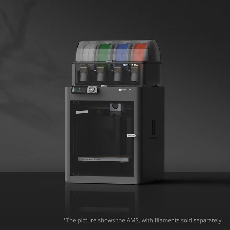 Bambu Lab P1S 3D Printer with 4 Spool AMS 2 PRO System Swing Design 1