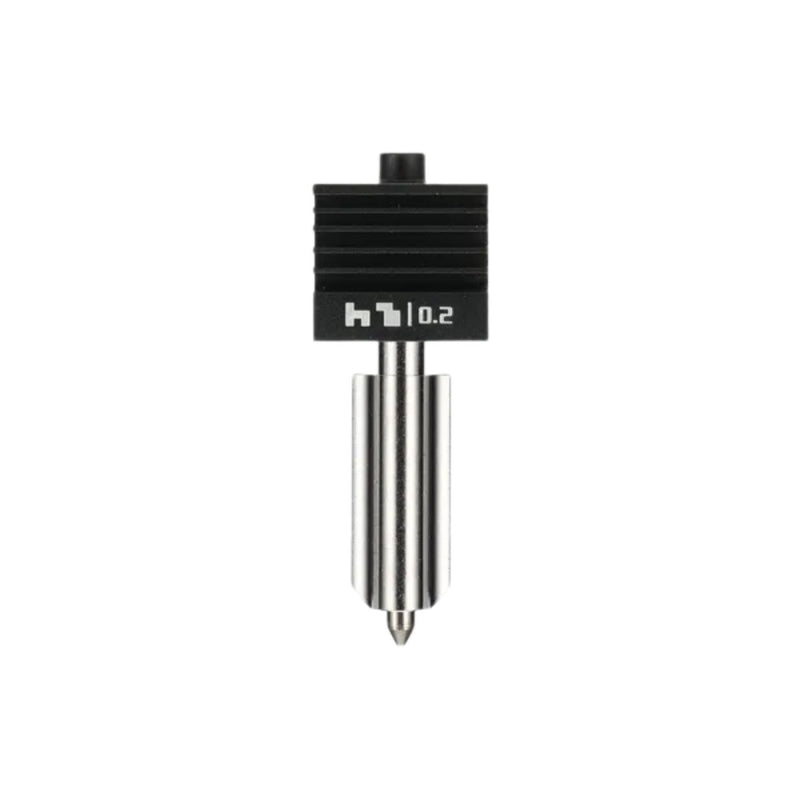 Bambu Lab Standard Flow 0.2mm Hardened Steel Nozzle Hotend for H2, X2 & P2 SeriesSingle Nozzle (Qty 1) - Swing Design