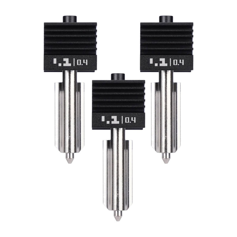 Bambu Lab Standard Flow 0.4mm Hardened Steel Nozzle Hotend for H2, X2 & P2 Series - Swing Design