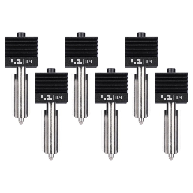 Bambu Lab Standard Flow 0.4mm Hardened Steel Nozzle Hotend for H2, X2 & P2 Series - Swing Design