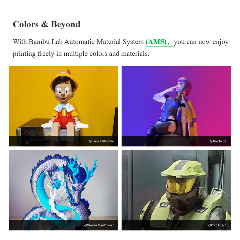 Bambu Lab X1C Carbon 3D Printer Base Bundle 3D Printer Bundle Bambu Lab